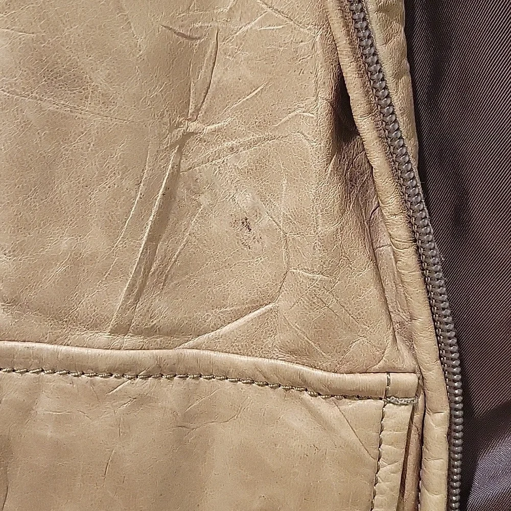 Vintage YSL 1990s Cafe Racer Leather Jacket